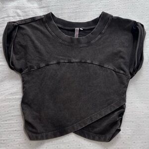 NEW FREE PEOPLE MOVEMENT HOT SHOT CROSSOVER TOP WOMENS XS